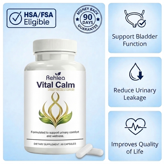 Vital Calm - Naturally Improves Bladder Leaks, Urgency and Nighttime Bathroom Trips